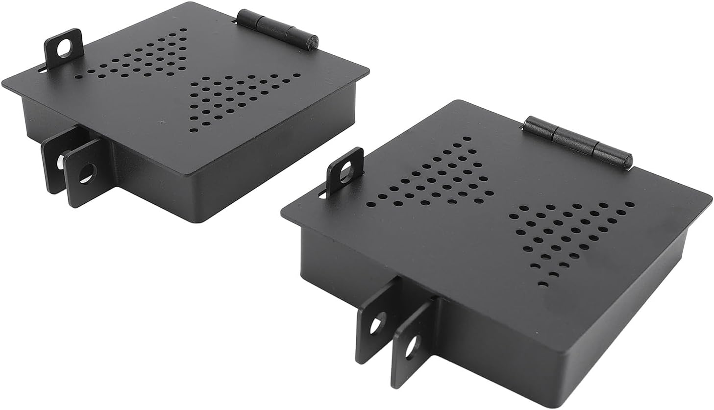 Fabater RV Bumper Cap, Prevent Sewer Hose Falling Off Safety Pin Lock Ventilation Holes Carbon Steel, RV Sewer Hose End Caps with Vent Holes for Travel Trailers and RVs