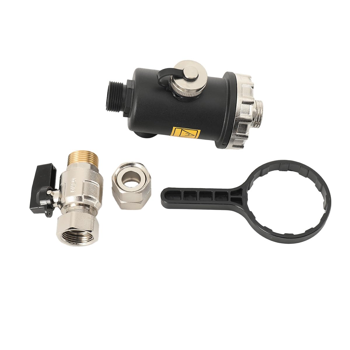 Schlammabscheider Magnetabscheider Magnetfilter für Wärmepumpen Gasboilern, 3/4" Schmutzfänger Magnetischer Filter 3/4" DN20 Starker Magnet Heizung 9000 Gauss, Entfernung von Kalk Rost Schlamm