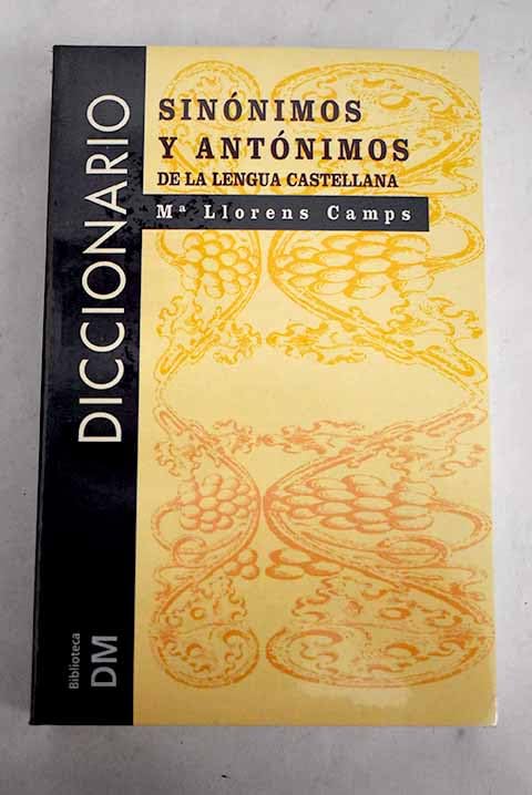 Diccionario de sinonimos y antonimos