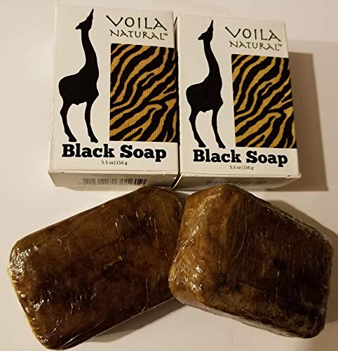 Blue Orchid Voila Natural African Black Soap (2 Bars)