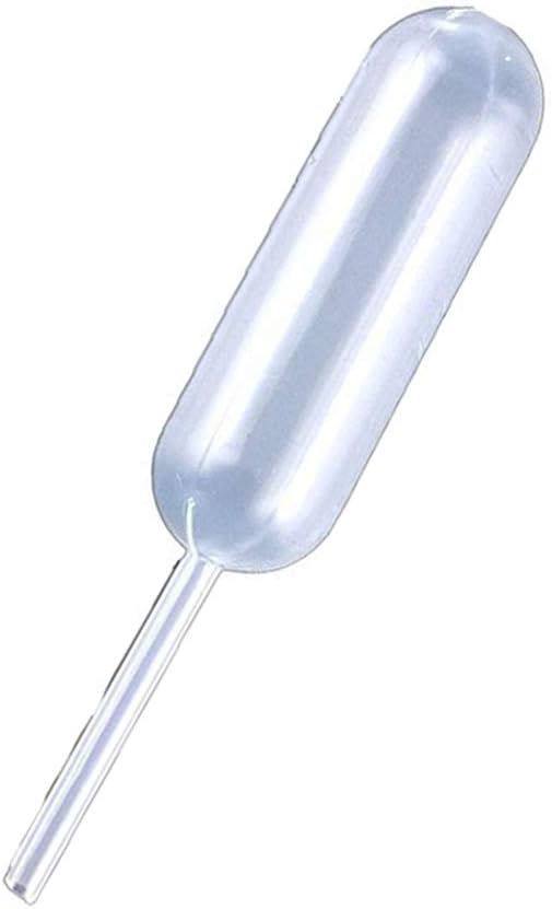 50Pcs 4ml Clear Plastic Transfer Liquid Dropper Pasteur Pipettes