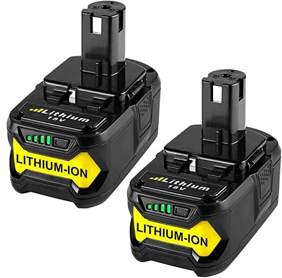 Moticett P108 RB18L40 18V 5.0Ah Replacement batterie pour Ryobi ONE+ RB18L50 RB18L40 RB18L25 P108 P107 P122 P104 P105 P102 P103