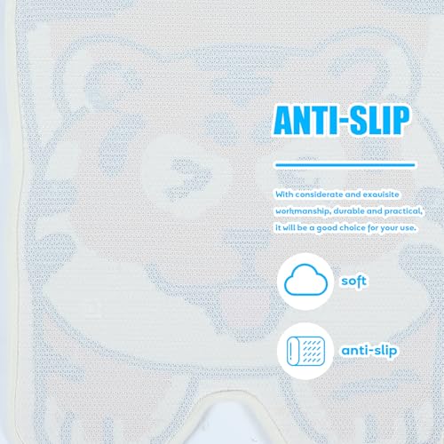 TOGEVAL 虎柄フロアマット 45×75cm ポリエステルフロッキング加工 漫画タイガーデザイン ホームサプライ用 インテリア装飾 リビング 玄関 贈 [5]
