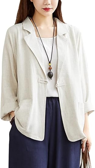 Amazon Ksila スーツ レディース アウター 長袖 綿麻 ブレザー 薄手 無地 シンプル カジュアル ゆったり 韓国 ファッション テーラード ジャケット 日焼け止め スーツジャケット 通勤 着痩せ カーディガン 夏物 夏物 春 Freesizeカーキ コート ジャケット 通販 Amazon Ksila スーツ レディース アウター 長袖 綿麻 ブレザー 薄手 無地 シンプル カジュアル ゆったり 韓国 ファッション テーラード ジャケット 日焼け止め スーツジャケット 通勤 着痩せ カーディガン 夏物 夏物 春 Freesizeカーキ コート ジャケット 通販