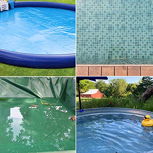 Pool Cover Pump Above Ground - Submersible Sump Pump, Swimming Water Removal Pumps, with Drainage Hose & 25 Feet Extra Long Power Cord, 850 GPH inGround, 3 Adapters Black