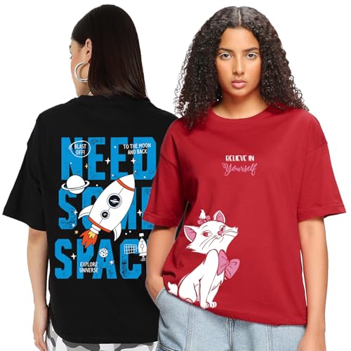 T-shirts surdimensionnés mi-longs en coton pour vos journées décontractées