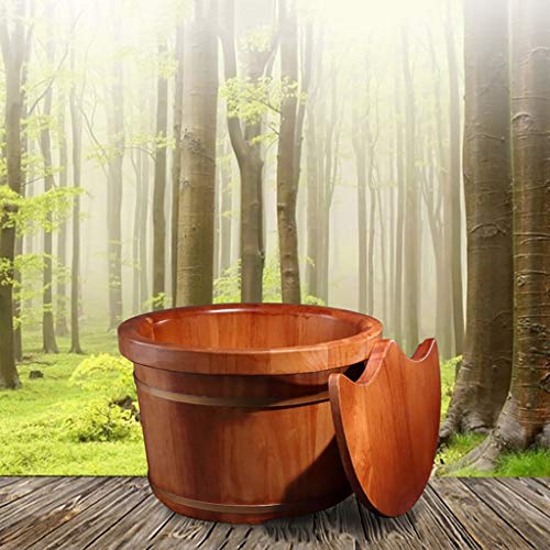 Barril de Madera para Spa de Pies Pedicure Foot Soak miniatura 2