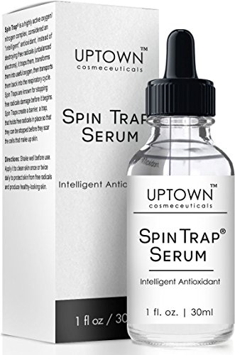 Anti Aging Skin Care Serum for Men & Women From Uptown Cosmeceuticals Offers Spin Trap® Intelligent Antioxidant, Advanced Scientific Formula Promotes Younger Looking Face, 30mL