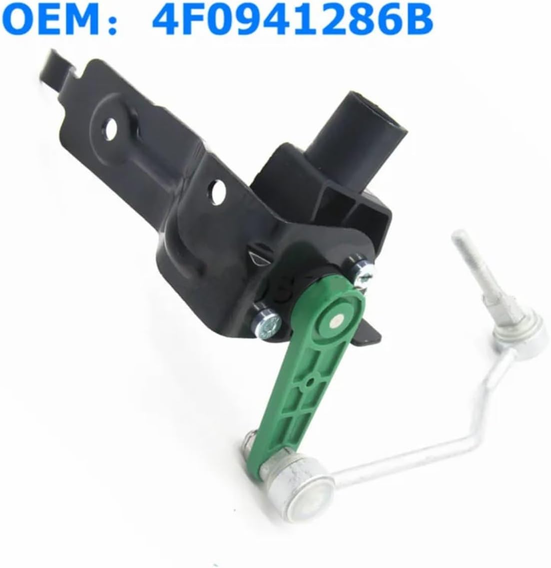 Rear Air Suspension Sensor, for VW for Bora for Kombi 1998 1999 2000-2005 for Sharan 1995-2009 Car Front Left Right Height Leveling Sensor with Bracket 4F0941285