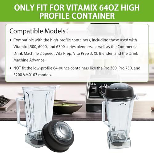 Tapón de repuesto para contenedor Vitamix 64oz miniatura 6