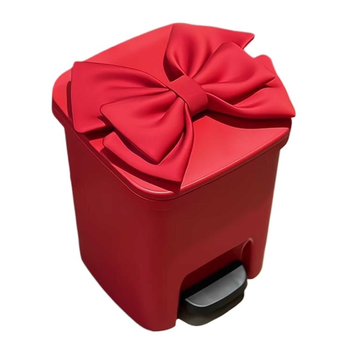 Cubo De La Basura Casa Cubo De Basura For Baño con Tapa Y Pedal For Dormitorio Papelera Reciclaje