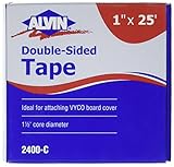 Alvin, 1 Inch Double Sided Tape, Multipurpose Tape for Arts and Crafts, Great for Woodworking and Home Improvement - 25 Feet
