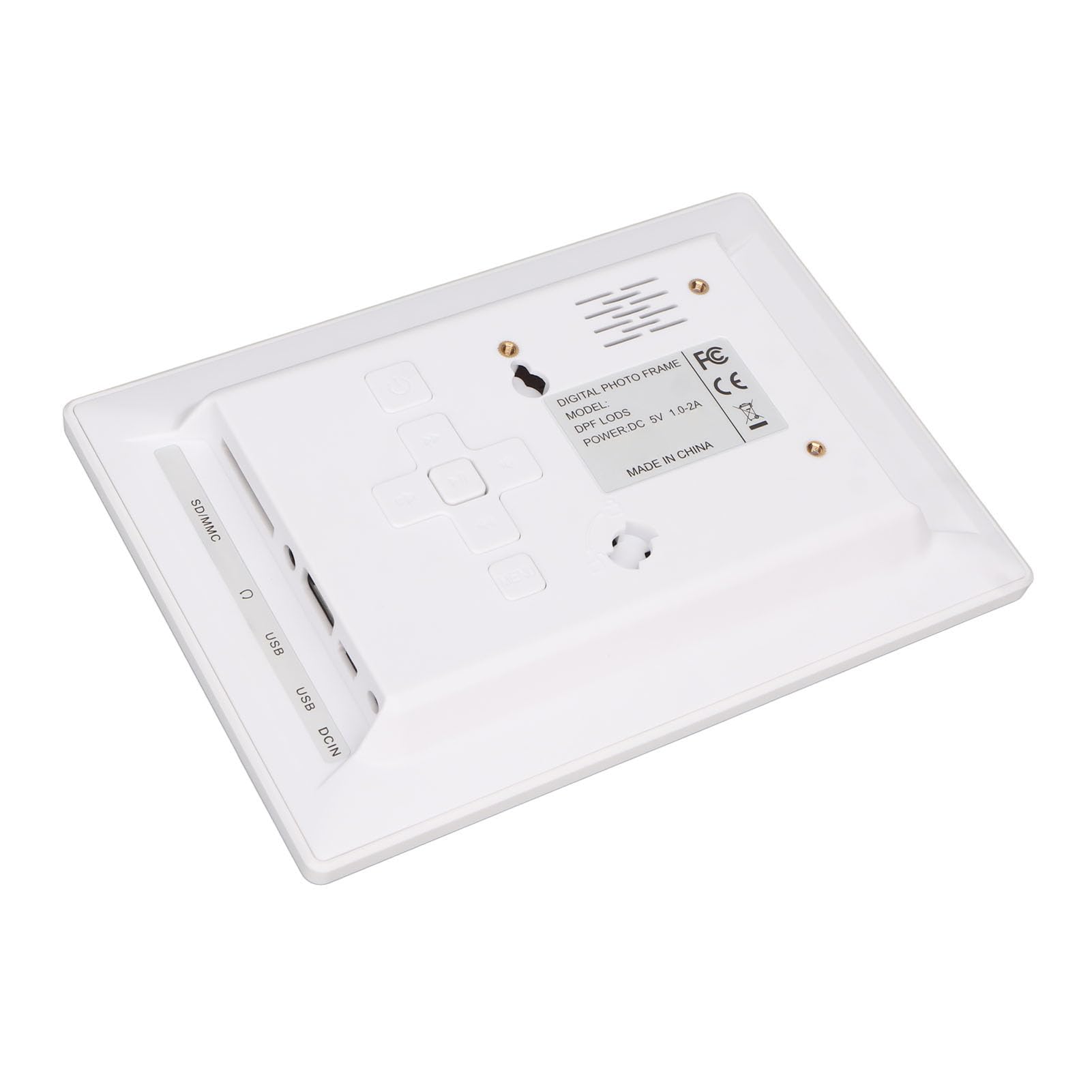 Cornice per foto elettronica, cornice digitale a doppia modalità 800 x 480 100 – 240 V bianco per ufficio (spina UE)