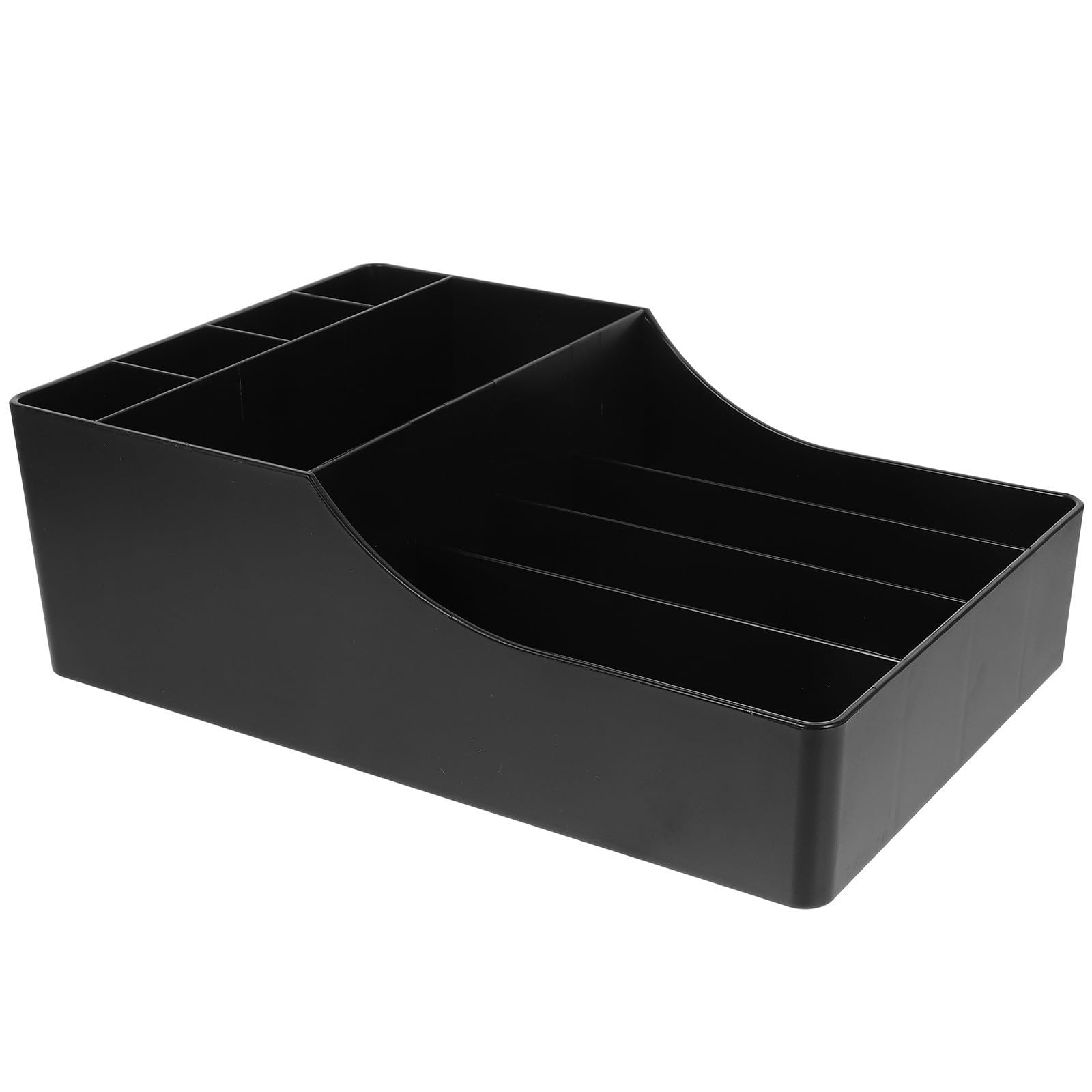 Organisateur de café boîte rangement pailles serviettes plastique noir