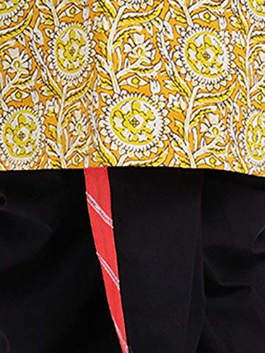 Image of BownBee Boys Jaipuri Print Cambric Cotton Dhoti Kurta