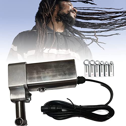 Macchina Portatile Portatile, Strumento di Treccia dell'uncinetto Portatile con 6-16mm Teste dell'Acciaio Inossidabile per Le Estensioni dei Capelli di Fai-da-Te Veloce e Manutenzione del Telefono
