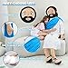 Yelakey Giant Jesus Plush 6 Ft Jesus Stuffed Doll Plushie Toy Christian Pillow Religious Decoration Gift for Christening Easter (Blue)