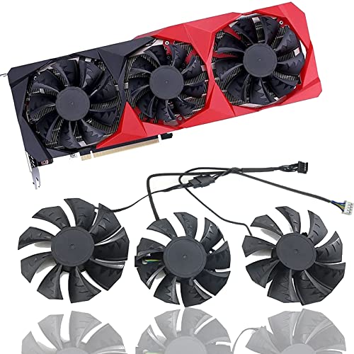 Dotodo RTX 3060 GPU Lüfter für Grafikkarte Kühler (75 mm, 85 mm) für Colorful GeForce RTX 3090/3080/3070/3060 | RTX 3090 Ti/3080 Ti/3070 Ti/3060 Ti Lüfter Ersetzen Sie Den Kühler（Lüfter -ABC)