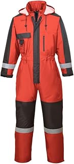 Portwest Buzo Winter, Tamaño: M, Color: Rojo, S585RERM