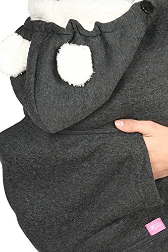MijaCulture Tragecover, Universal Bezug für alle Babytragen und Tragetücher Baby Carrier Cape 4129 (Graphite) - Image 4