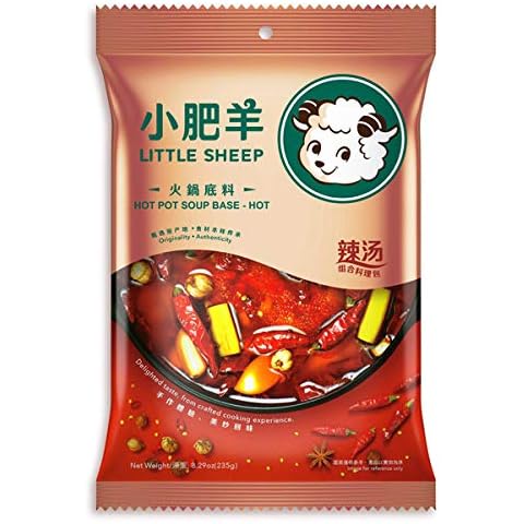 LITTLE SHEEP Hot Pot Soup Base (Hot), 235g (Pack Of 5) Cover