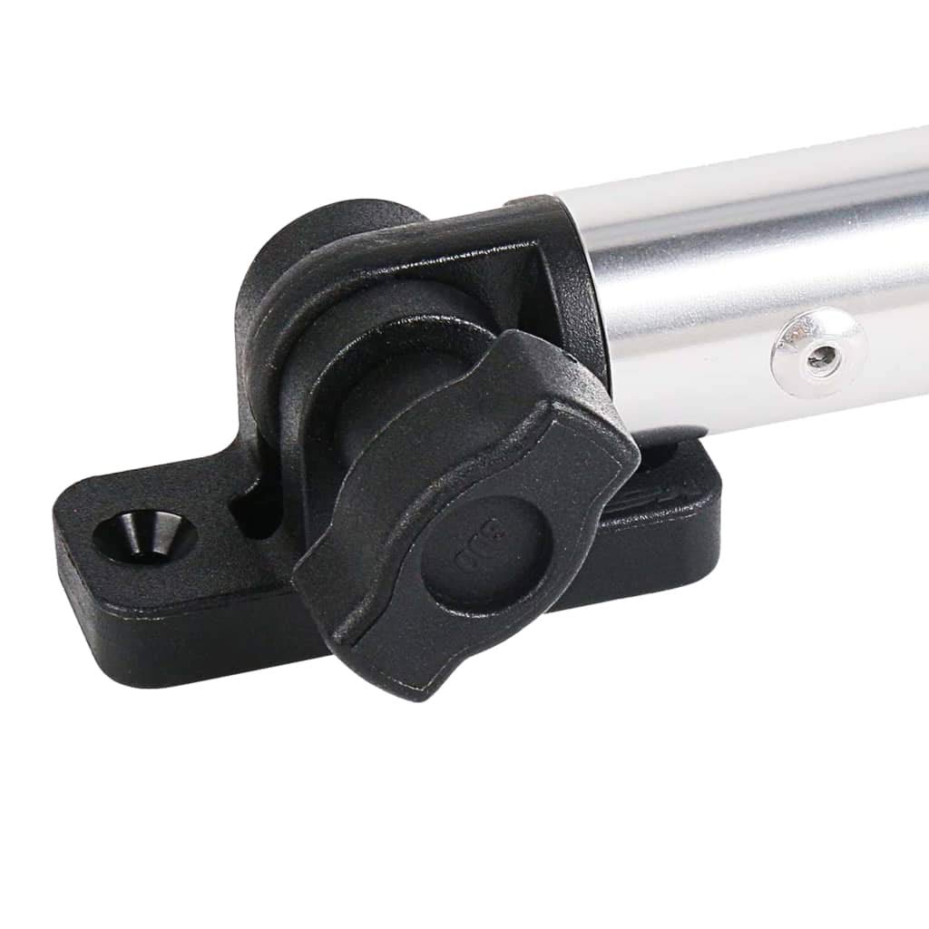 vidaXL 2X Poteaux de Soutien de Dessus Bimini Poteaux de Soutien de Couverture de Bateau Support de Couverture de Bateau Durable Aluminium