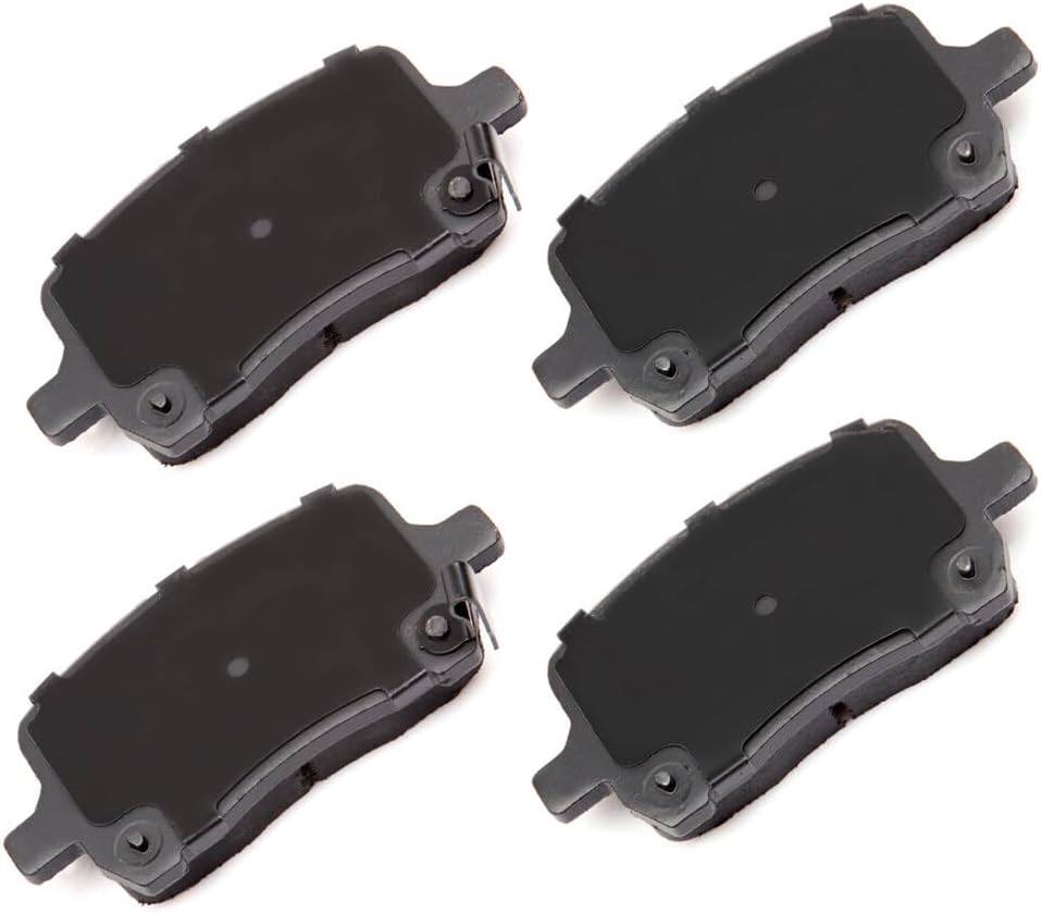 LSAILON [D1028] Front Ceramic Disc Brake Pads Set For Chevrolet Cobalt HHR Malibu For Pontiac G5 G6 Pursuit Solstice For Saturn Aura Ion Sky [4PCS]