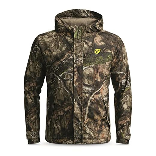 SCENTBLOCKER Blocker Outdoors Drencher Lightweight Breathable Waterproof Camo Rain Jacket (MO Country DNA, Large)