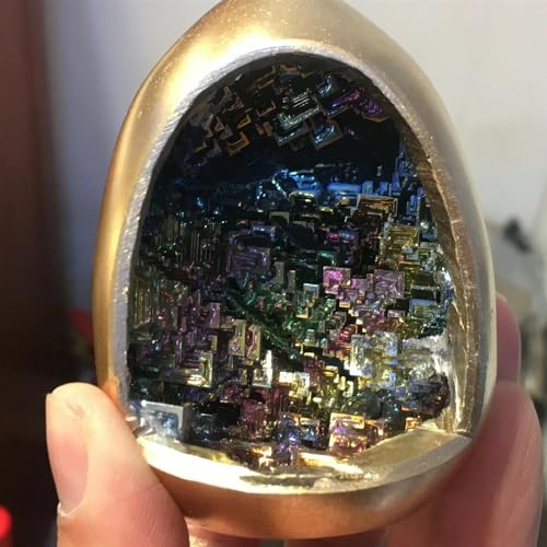Œuf géode de quartz arc-en-ciel, le cadeau cristal idéal