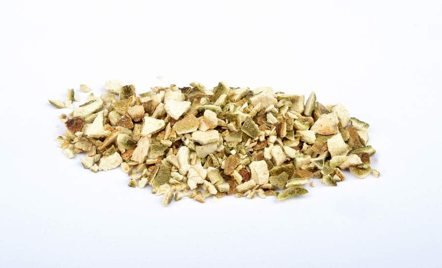 100g Curaçao-Schalen geschnitten (Bitterorangenschalen) Pomeranzenschale - Zum Bierbrauen - Klassisches belgisches Witbier - Hobbybrauen - Citrus aurantium var. Aurantium