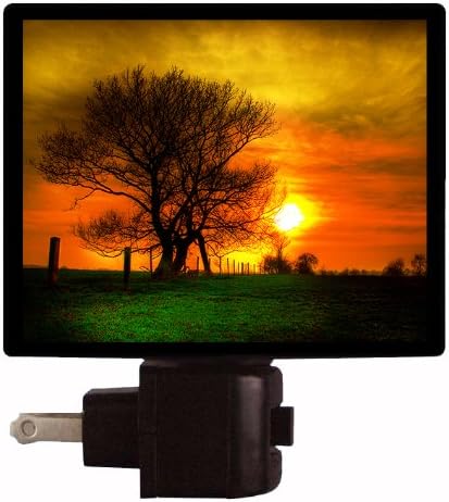 Miniatura 1 de Sunset Luz NocturnaÁrbol y puesta de sol Luz LED de Noche