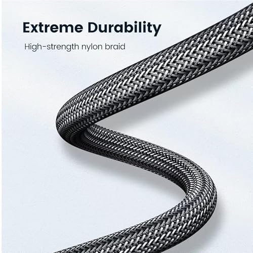 Image of MX DETACHABLE FIBER OPTIC HDMI CABLE : FOR LONG DISTANCE TRANSMISSION (4K Premium, HDMI 19 Pin Male to Male with Ethernet, Nylon Mesh, 3 METER)