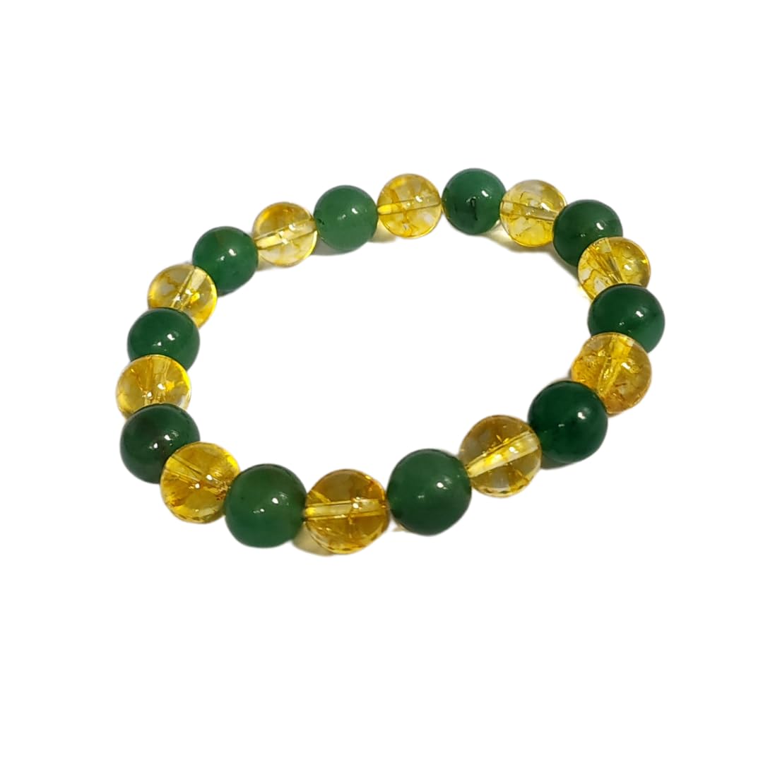 Enchanting Krystals Certified Citrine & Green Aventurine Bracelet - 10mm Beads, Wealth & Success Magnet Crystals for Business Growth & Career Opportunities | Unisex Prosperity Stone Jewelry (B0CL9PJ6Q4) Amazon Price History, Amazon Price Tracker