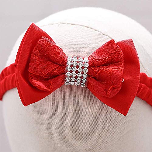 FYMNSI Baby Meisje doopjurk Strik Kant Bloemen Borduurwerk Formele Feest Verjaardag Pageant Bruiloft Bruidsmeisje Tutu Prinses Kerst Avondjurk met hoofdband Outfit voor 6-24 maanden - Afbeelding 4