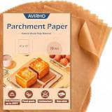 The Better Parchment Precut Unbleached Parchment Paper Sheets 9x13 Inch 70CT