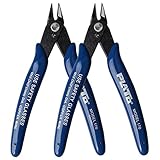 Nuosen 2 Stücke Mini Durable Seitenschneider, 128mm blaue multifunktionale Drahtschneider/Elektronik Seitenschneider für harte, weiche und extrem feine Drähte oder andere Dinge