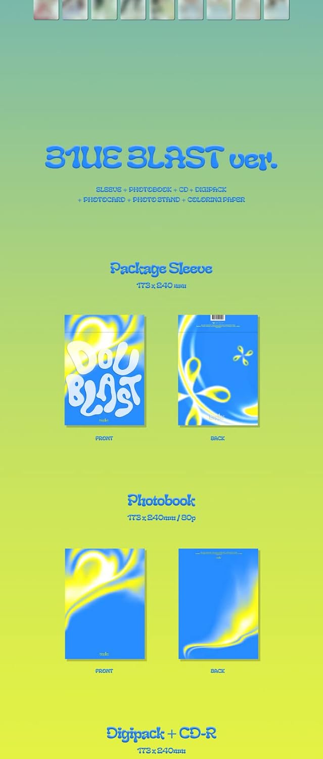 Kep1er DOUBLAST 2nd Mini Album Random Version CD+PhotoBook+2p PhotoCard+etc+Tracking Sealed