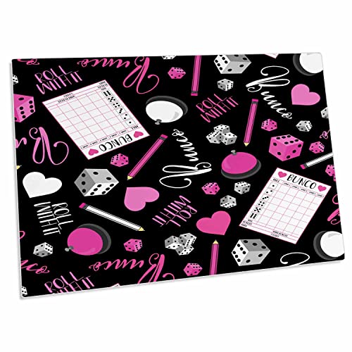 Motif Bunco rose accessoire bureau protège-table grand format