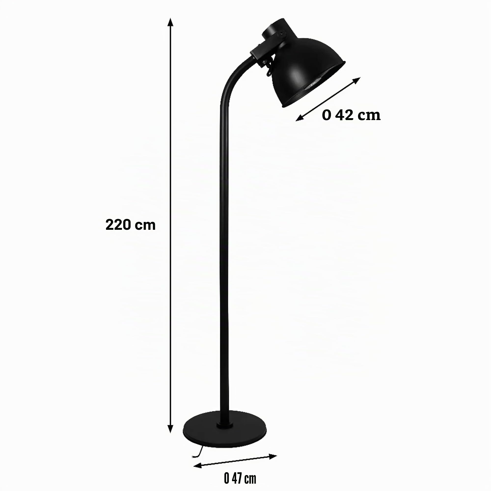 Bricoloco Calefactor eléctrico exterior de tubos halógenos e infrarrojos dobles 3 potencias-Estufa para patios IPX5 a prueba de agua 2000 W de pie tipo foco con mando a distancia