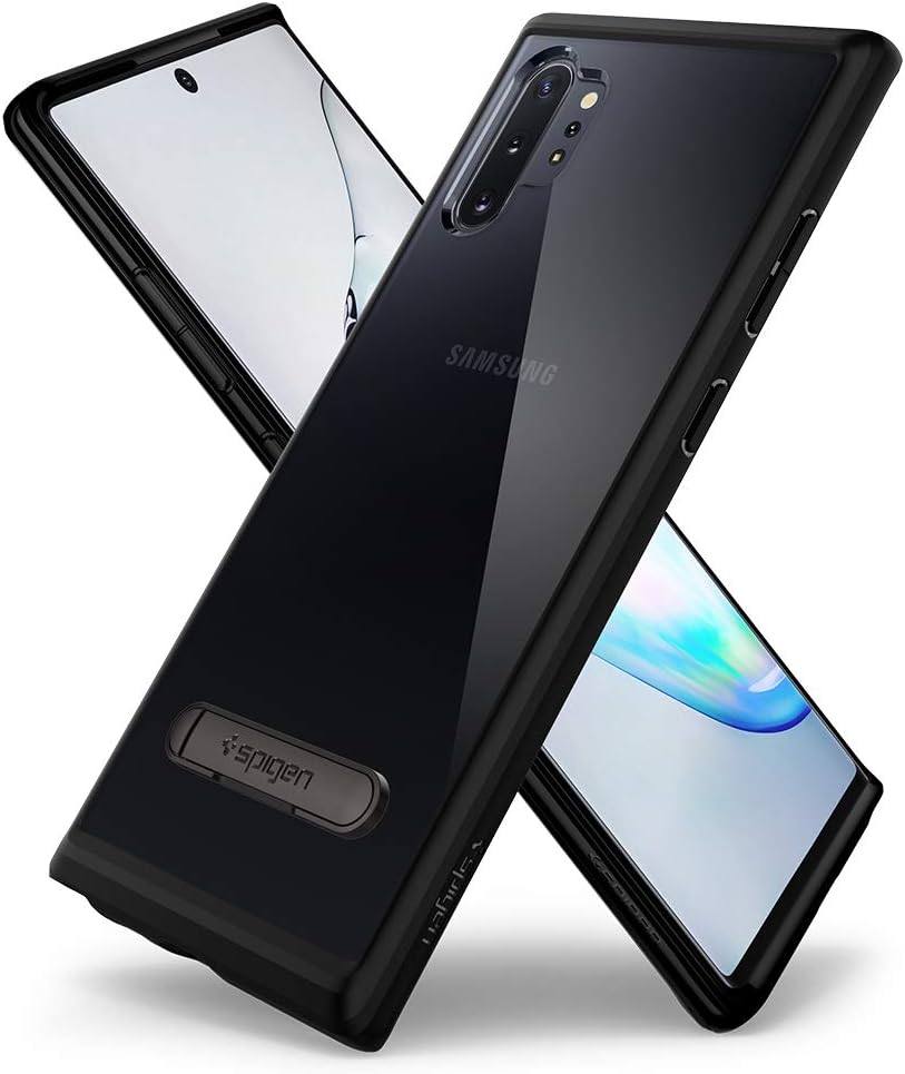 Spigen Ultra Hybrid S Designed for Samsung Galaxy Note 10 Plus Case/Galaxy Note 10 Plus 5G Case (2019) - Midnight Black