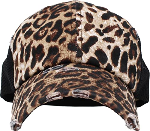 Image of KBETHOS Vintage Washed Distressed Cotton Dad Hat Baseball Cap Adjustable Polo Trucker Unisex Style Headwear