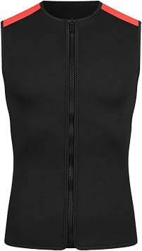 3 mm Neoprene Thermal Vest Sleeveless with Zip for Water Activities