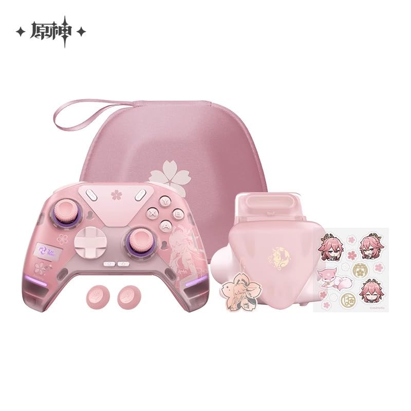 原神　八重神子モデル　ワイヤレスコントローラー Amazon.co.jp: 原神 ゲームコントローラー ワイヤレスコントローラー
