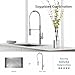 Kraus KPF-1650 Modern Nola Single Lever Commercial Style Kitchen Faucet, Chrome