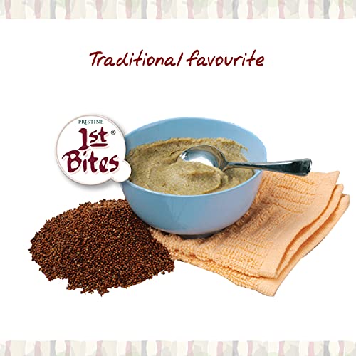 Image of Pristine 1st BITES Baby Cereal 300g | Baby Food (6-24 Months) Stage-1, 100% Organic Ragi | Infant Food