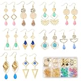 Matériau de qualité supérieure:Maillon carré, les breloques losanges et les breloques ovales sont fabriquées en acier inoxydable 201; Les breloques en losange doré et les connecteurs en losange sont fabriqués en 304 acier inoxydable; Les perles transparentes en forme de goutte d'eau en 4 couleur sont fabriquées en acrylique; Breloques rondes plates, le maillon triangulaire et le maillon demi rond sont en alliage,etc