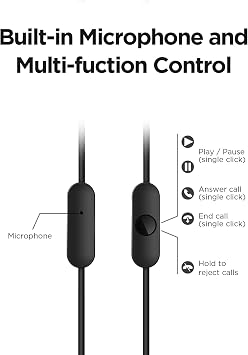 1MORE 2-Pack Piston-Fit Headphones, USB-C in Ear Ear Buds with Mic, Wired Earbuds, Noise Isolation, Control Button, Comfortable Earphones for iPhone 17/16/15/Samsung/Tablet, Blue