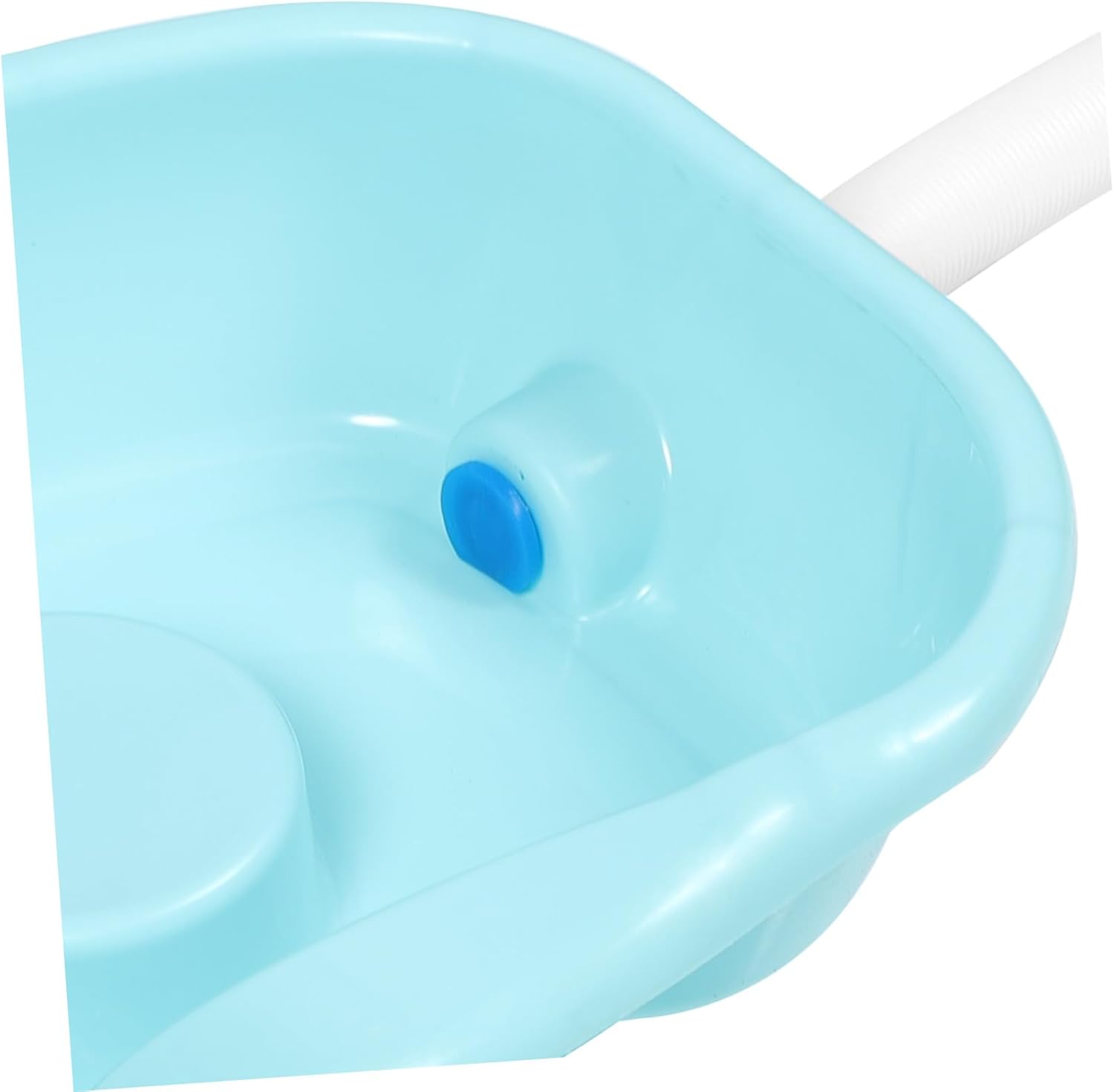 Portable Ergonomic Shampoo Bowl for Bedridden Hair Washing Basin Comfortable Neck Support for Elderly Pregnant Women and Patients Lightweight Tray for Home Care and Mobility