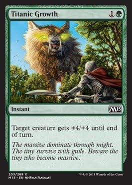 Magic The Gathering - Titanic Growth (203/269) - Magic 2015