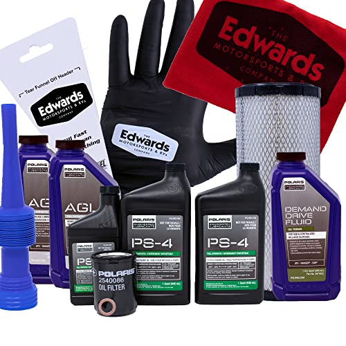 Edwards Oil Change Kit fit 2016-2023 Polaris General 1000 Side x Side with Air Filter